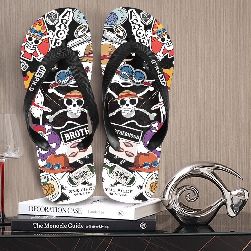 New One Piece anime flip-flops - Summer Clothing Wholesale recension och pris