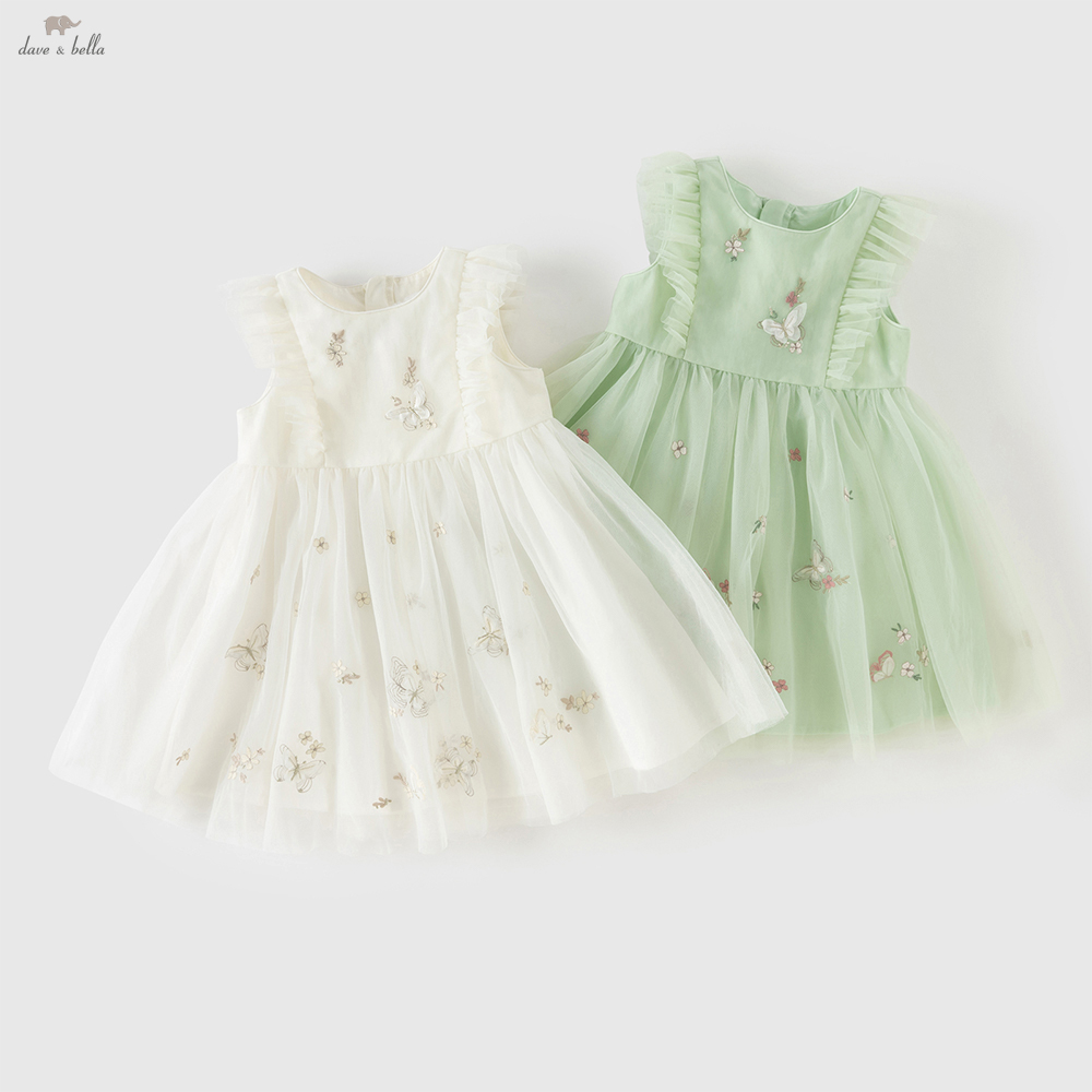 Dave Bella Embroidery Lace Mes - Summer Clothing Baby Girl recension och pris