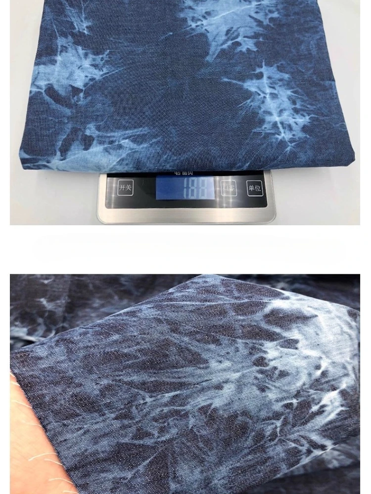 Washed Tied Denim Cloth Pure C - Summer Clothing Wholesale recension och pris