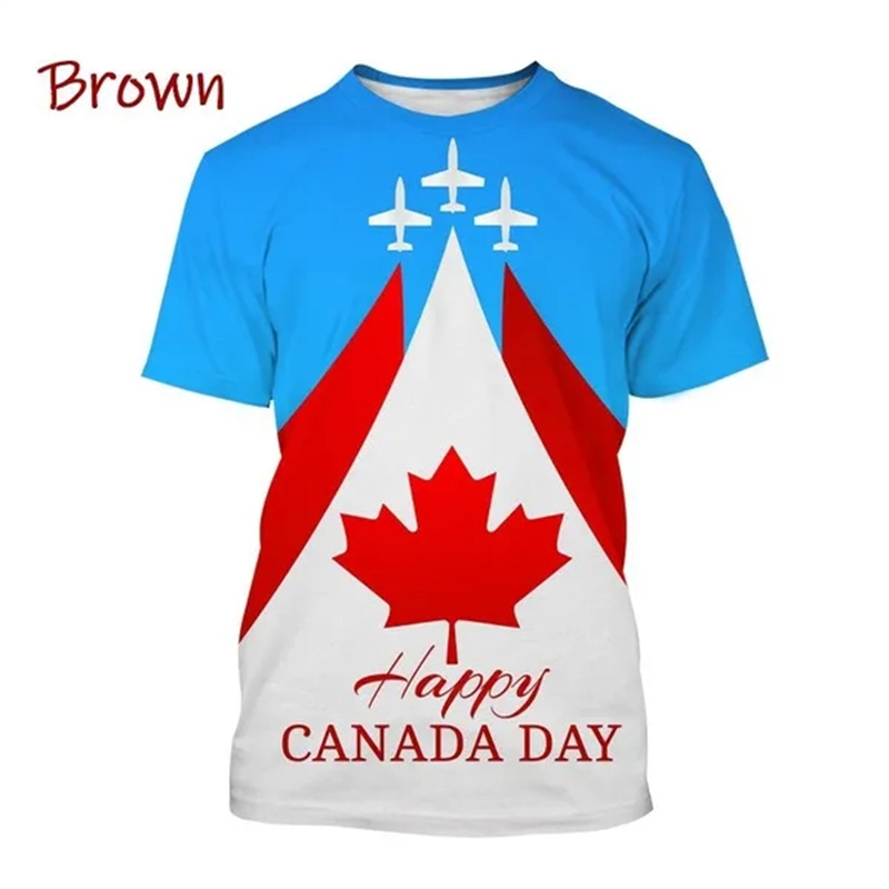 I Love Canada Flag Graphic T S - Summer Clothing Women Canada recension och pris